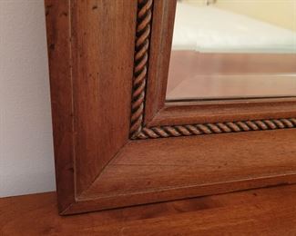 Detail of mirror and dresser top Ethan Allen Country Crossings 
