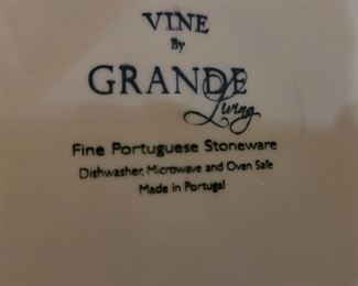 Vine by Grande Living, Fine Portuguese Stoneware 