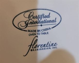 Certified International 'Florentine'