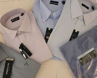 Men's dress shirts, New in Package, size 17 32/33