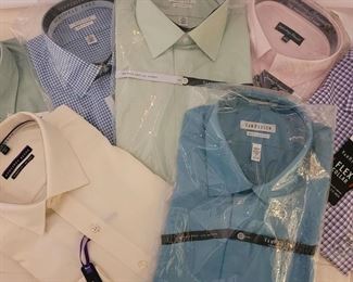 Men's dress shirts, New in Package, size 17 32/33