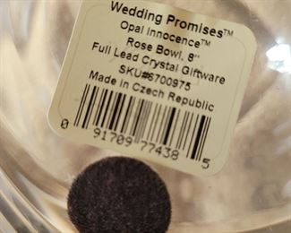 Lenox Wedding Promises, Opal Innocence 8" Rose Vase