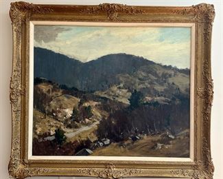 Oil on Canvas, Signed Charles Curtis Allen - 37" x 32"