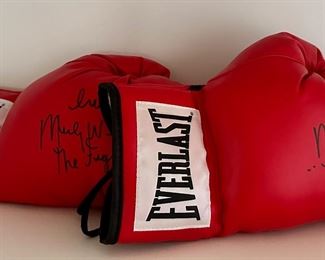 Autographed Mickey Ward Gloves