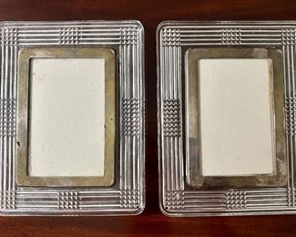 (2) Crystal Picture Frames