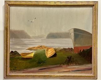 Oil on Board, Signed E. Walen - 25.5" x 21.5" 