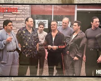 Framed Sopranos Poster