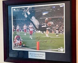 Autographed Rob Gronkowski Photograph with COA