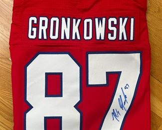 (2) Autographed Rob Gronkowski Jerseys