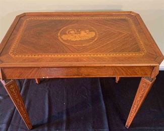 06 Grecian Inspired Wooden Bench Table 