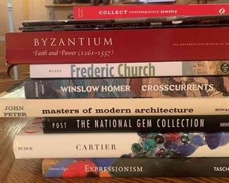 Assorted Hardback Art Design Coffee Table Books Cartier, The Met, Architecture 