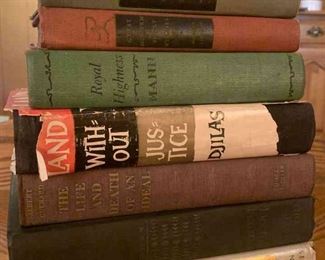 Assorted Vintage Hardback Books Djilas, Tolstoy, Modern Library 