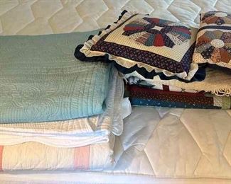Bundle Of Quilts And Quilts Pillows 