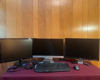Computer Monitors And Keyboards