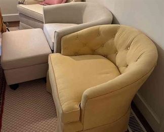 Lot Of Three Lounge Chairs 