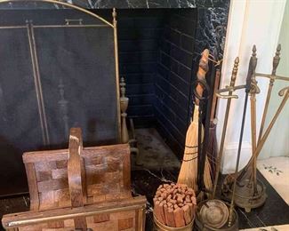 Metal Cast Iron Fireplace Accessories 