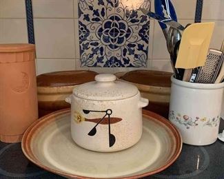 Pottery Kitchen Goods More Italian Wine Cooler, Dutch Ovens, Utensils