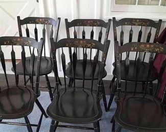 Six Nicholas Stone Chairs 
