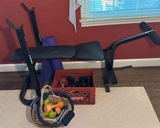 Workout Weights And Machine 