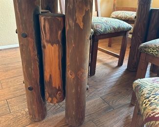 Look at the legs on this table!  Gorgeous!