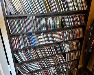 Huge CD and record collection!