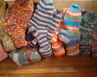 Hand-knit socks