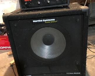 Hartke 15” Bass Cabinet and Univox Head