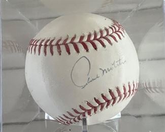 Paul Molitor signed baseball