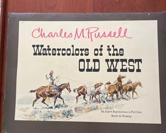 Charles M Russell Water Colors of the Old West