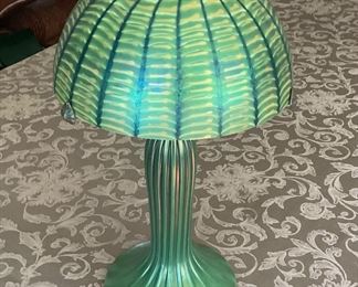 Lundberg Studios favrile lamp