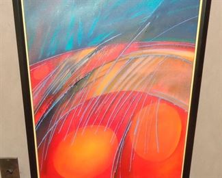 Bold William Saltzman painting