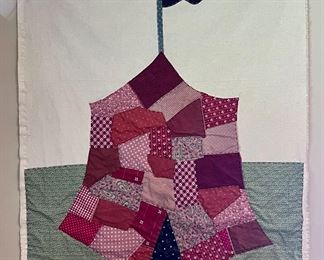 Handmade quilt tapestry