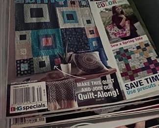 Quilting magazines