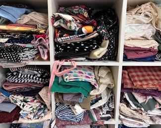 Sample of sewing materials