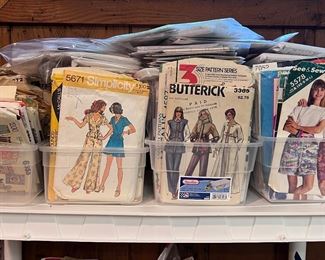 Vintage sewing patterns