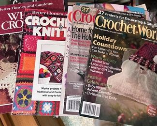 Crochet magazines
