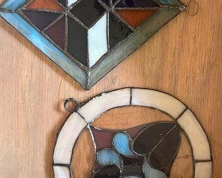 Small stained glass items