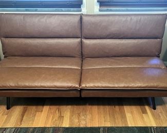 Leather futon