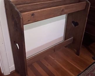 Vintage quilt rack