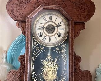 Gingerbread mantle clock