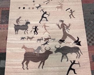 Handmade Southwestern area rug/wall hanging