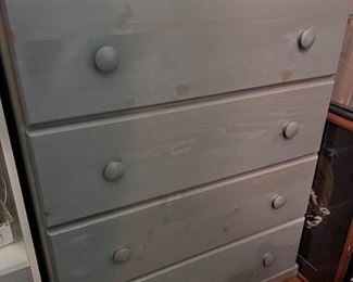 Painted 4-drawer dresser