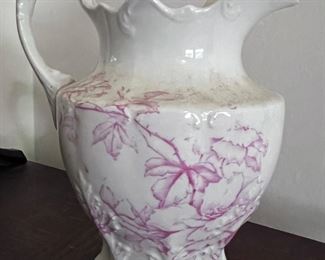 Edwin M. Knowles ceramic pitcher (1 of several pieces)