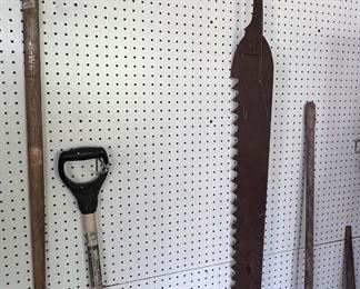 Vintage yard tools