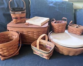Various Longaberger baskets