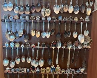 Souvenir spoon collection