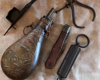 Various antique items