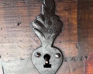 Antique Painted Tryolean Chest/Trunk- Folk Art Style (Early 19th Century-Scandinavian).. Swedish.