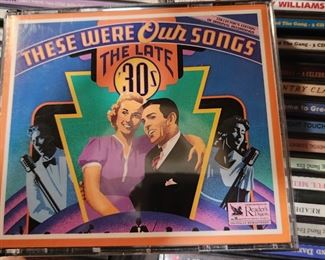 CD Set These Were Our Songs the Late 30s