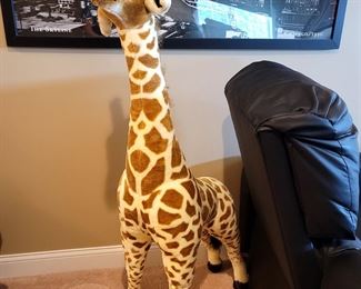 Large Melissa & Doug plush giraffe $60